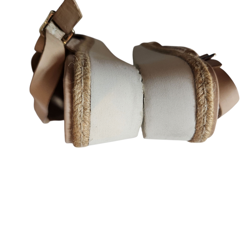 Alex Marie Tan Sandals with Woven Crisscross Straps - Picture 10 of 10